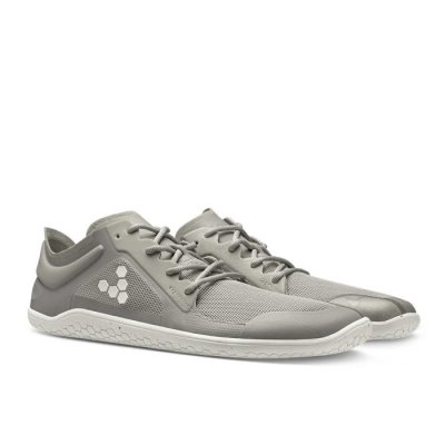 Vivobarefoot Primus Lite III - Miesten Juoksukengät Harmaat - QAM821906